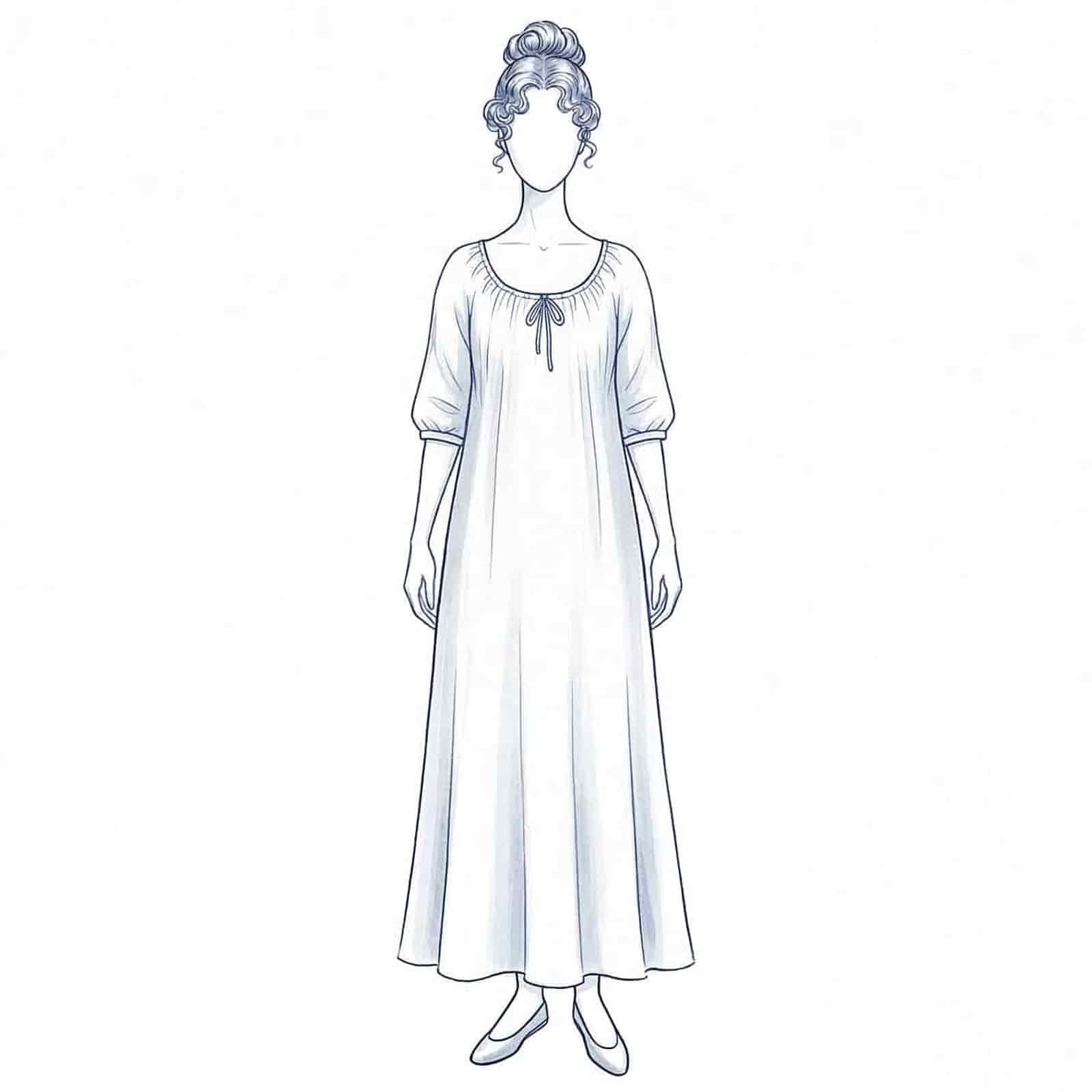 Chemise / Történelmi alapruha